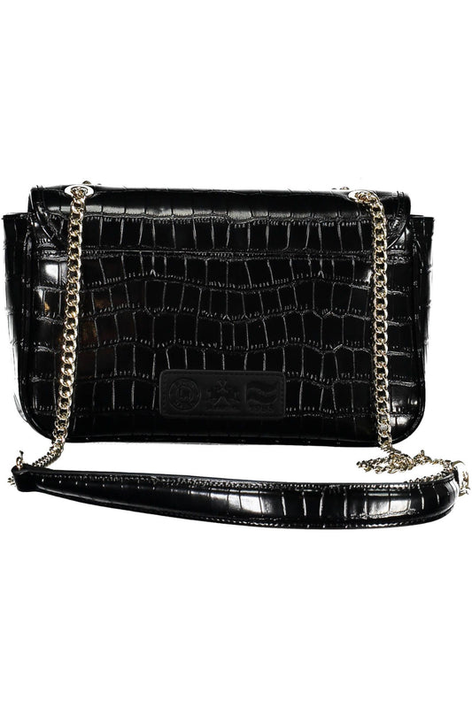 Black Polyethylene Women Handbag - SEHABRANDS