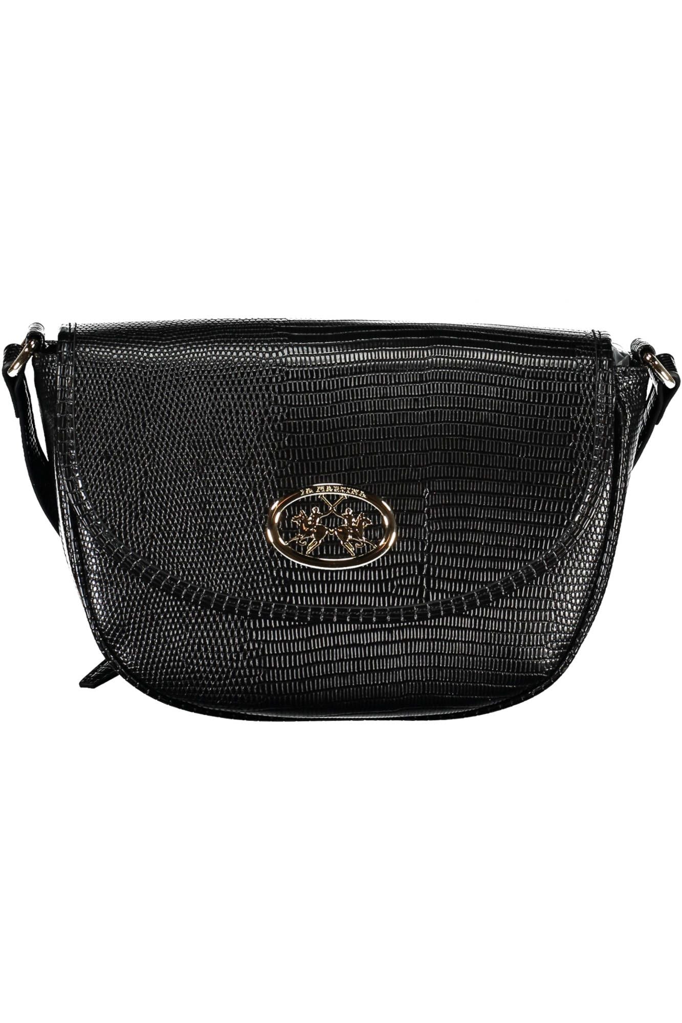 Black Polyethylene Women Handbag - SEHABRANDS