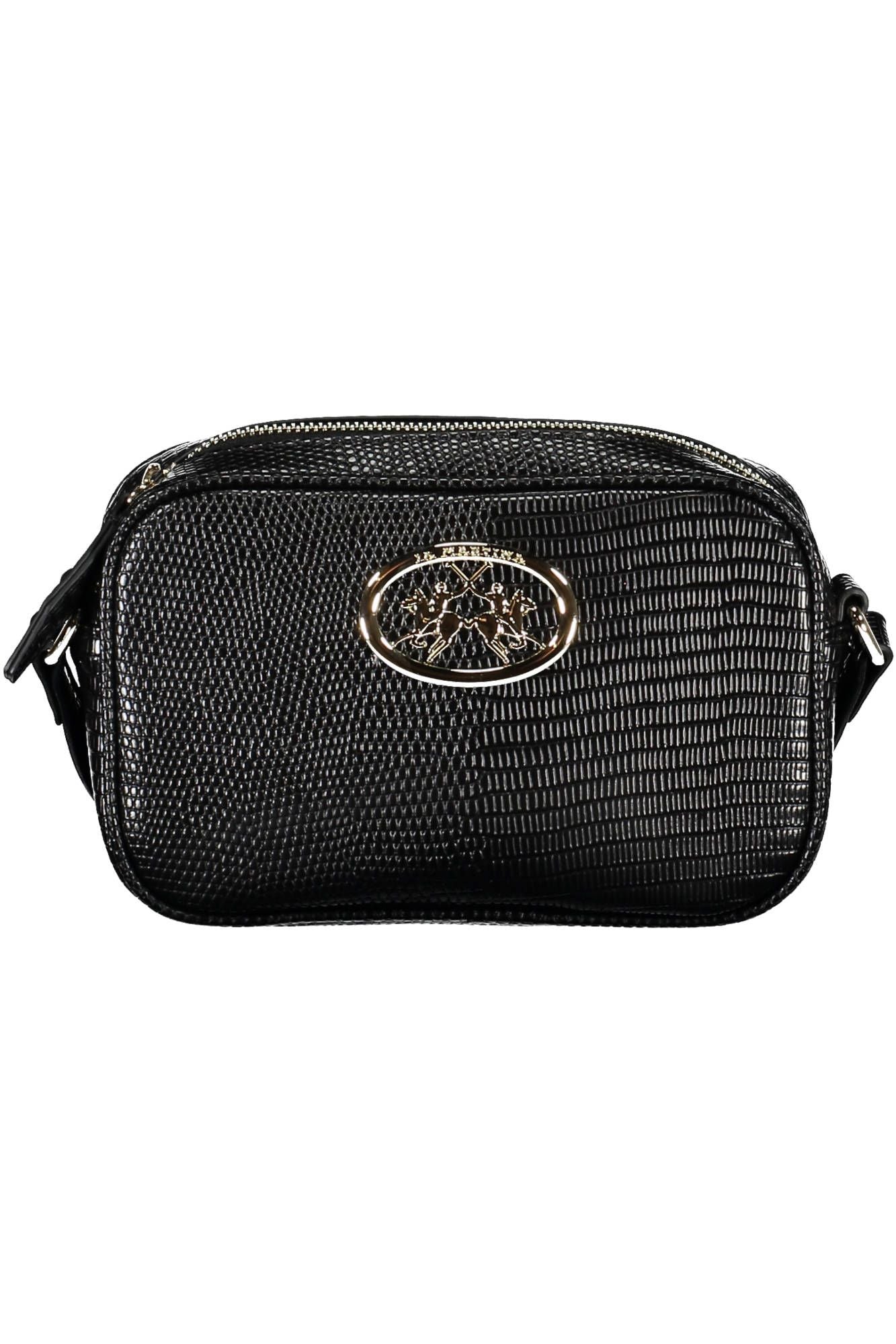 Black Polyethylene Women Handbag - SEHABRANDS