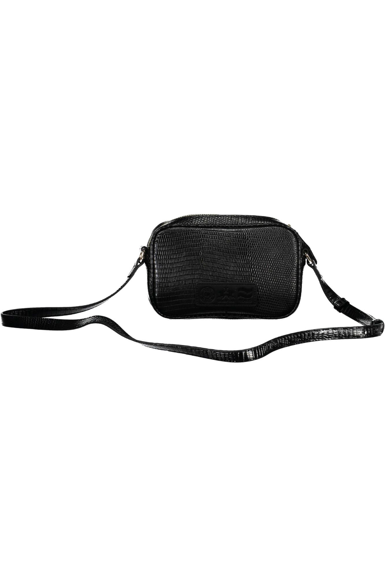 Black Polyethylene Women Handbag - SEHABRANDS