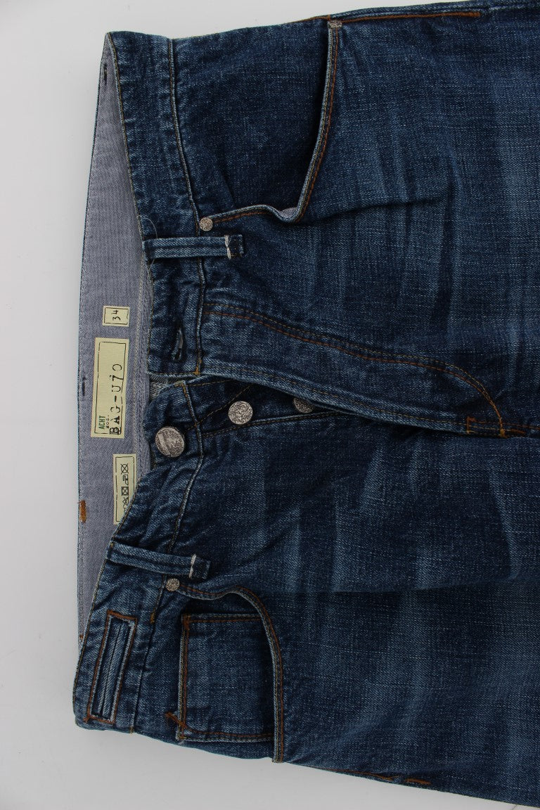 Chic Baggy Loose Fit Blue Jeans for Men - SEHABRANDS