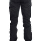 Sleek Gray Slim Fit Italian Mens Jeans - SEHABRANDS