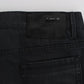 Sleek Gray Slim Fit Italian Mens Jeans - SEHABRANDS