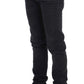 Sleek Gray Slim Fit Men's Premium Denim - SEHABRANDS