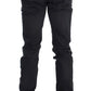 Sleek Gray Slim Fit Men's Premium Denim - SEHABRANDS