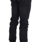 Sleek Gray Slim Fit Men's Premium Denim - SEHABRANDS