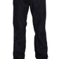 Elegant Straight Fit Blue Mens Jeans - SEHABRANDS