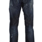 Elegant Regular Straight Fit Blue Jeans - SEHABRANDS