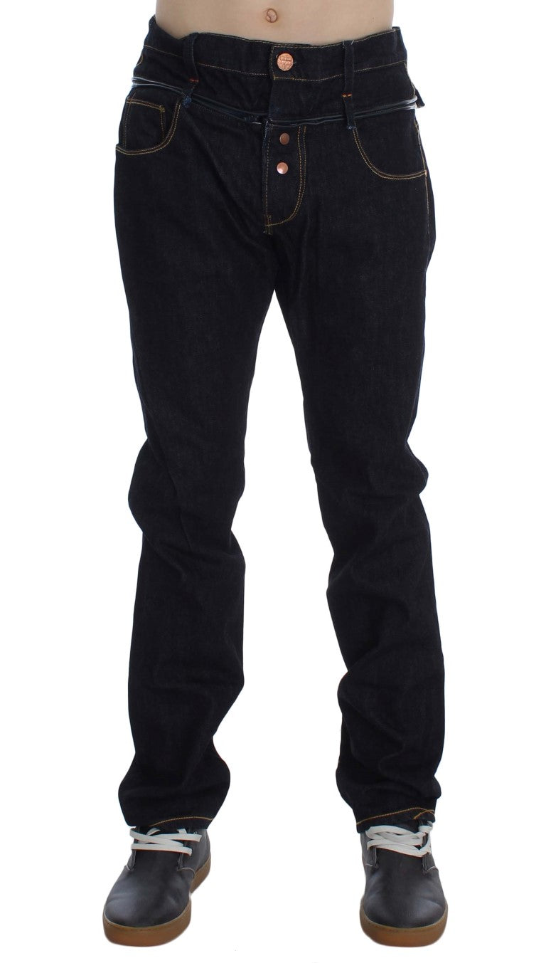 Elegant Straight Fit Mens Luxury Jeans - SEHABRANDS