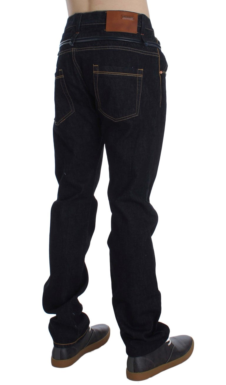 Elegant Straight Fit Mens Luxury Jeans - SEHABRANDS