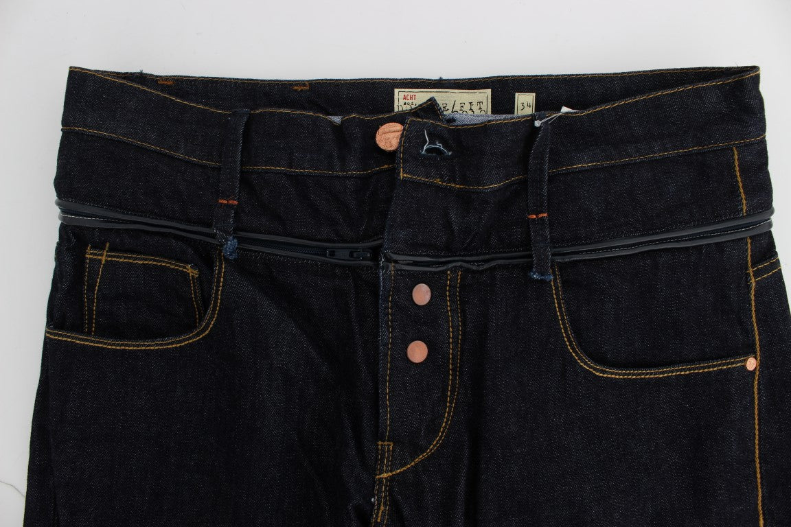 Elegant Straight Fit Mens Luxury Jeans - SEHABRANDS