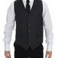 Dolce & Gabbana Elegant Gray Wool Formal Vest