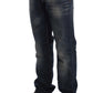 Elegant Straight Fit Low Waist Men's Jeans - SEHABRANDS