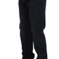 Elegant Straight Fit Dark Blue Jeans - SEHABRANDS