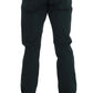 Chic Green Straight Cut Jeans - SEHABRANDS