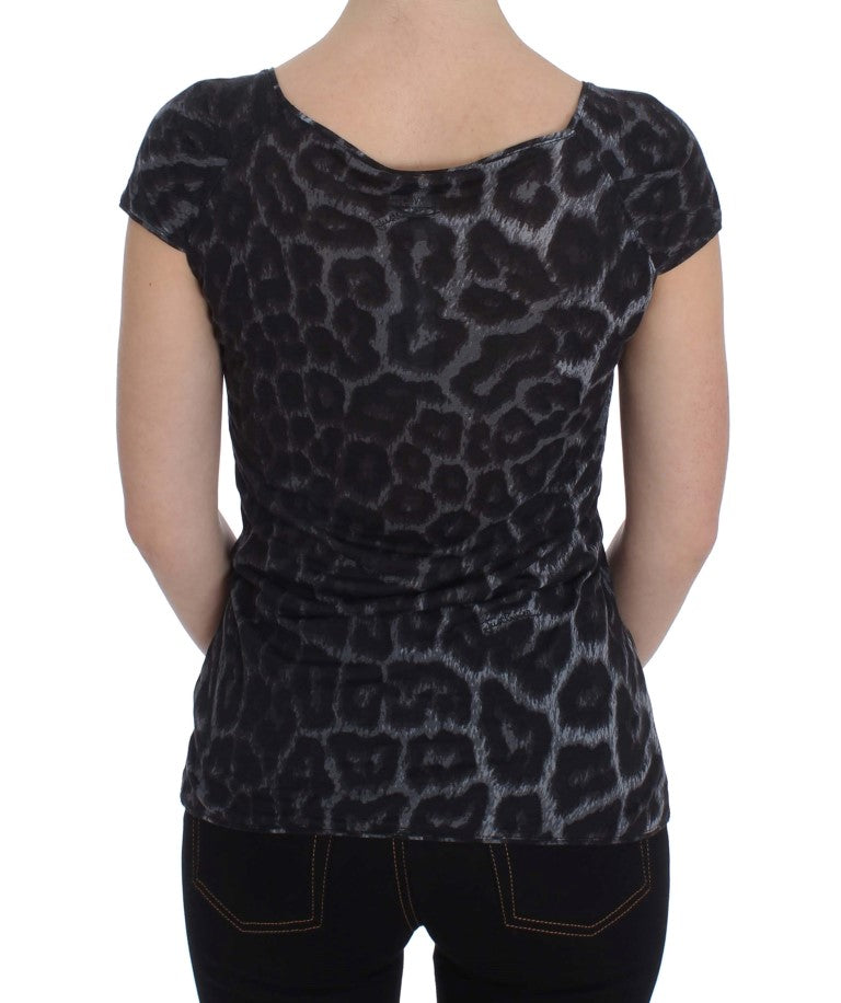 Chic Leopard Modal Top by Cavalli - SEHABRANDS