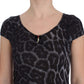 Chic Leopard Modal Top by Cavalli - SEHABRANDS