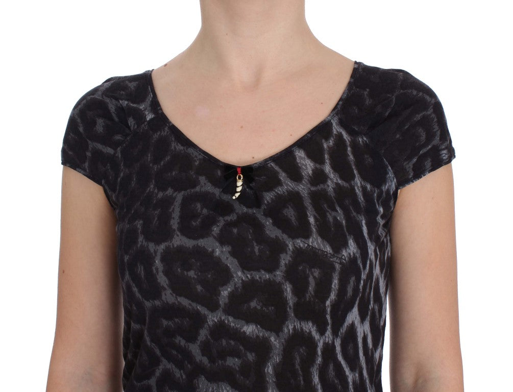 Chic Leopard Modal Top by Cavalli - SEHABRANDS