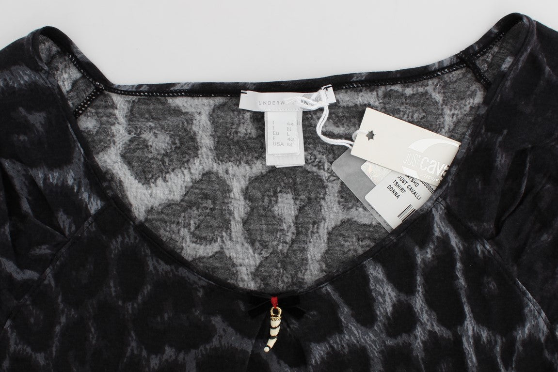 Chic Leopard Modal Top by Cavalli - SEHABRANDS