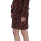 Elegant Floral Two-Piece Skirt Suit Set - SEHABRANDS