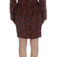 Elegant Floral Two-Piece Skirt Suit Set - SEHABRANDS