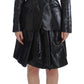 Elegant Two-Piece Black Skirt Suit - SEHABRANDS