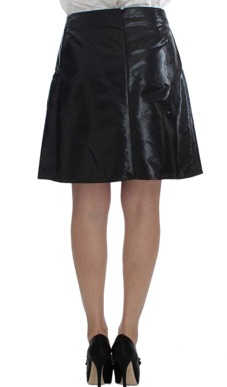 Elegant Two-Piece Black Skirt Suit - SEHABRANDS