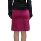 Chic Black and Pink Skirt Suit Ensemble - SEHABRANDS