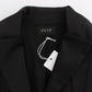 Elegant Black Stretch Blazer Jacket - SEHABRANDS