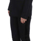 Elegant Three-Piece Black Pants Suit - SEHABRANDS