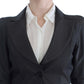 Chic Gray Cotton Blend Pantsuit Ensemble - SEHABRANDS