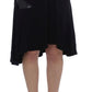 Chic Black and Blue Cotton Blend Skirt - SEHABRANDS