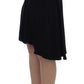 Chic Black and Blue Cotton Blend Skirt - SEHABRANDS