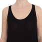 Sleek Black Cami Blouse Tank Top - SEHABRANDS