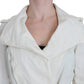 Elegant White Wrap Trench Jacket - SEHABRANDS