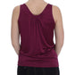 Elegant Purple Rayon Cami Blouse - SEHABRANDS