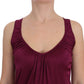 Elegant Purple Rayon Cami Blouse - SEHABRANDS