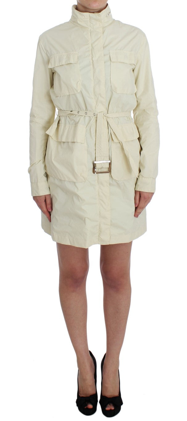 Chic Beige Trench Jacket Coat - SEHABRANDS