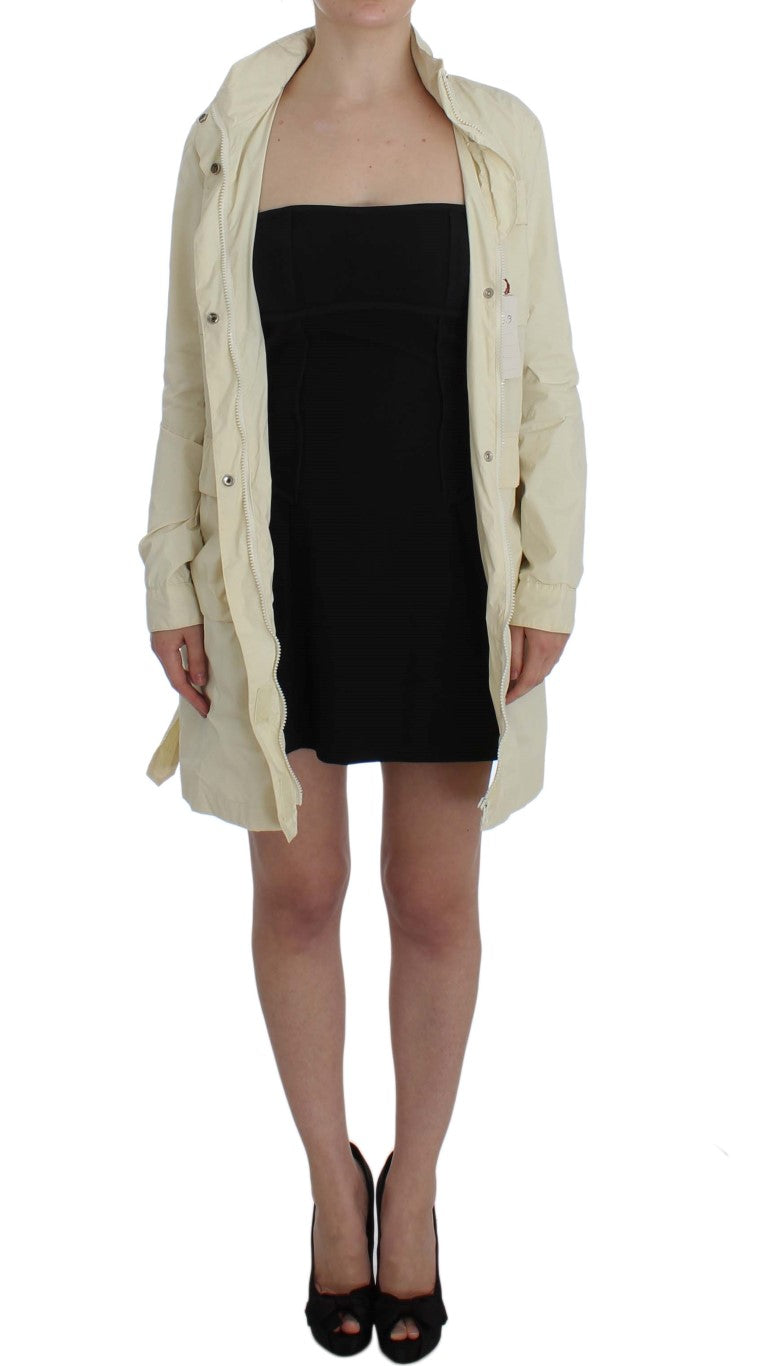 Chic Beige Trench Jacket Coat - SEHABRANDS