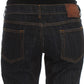 Chic Blue Straight Fit Designer Jeans - SEHABRANDS