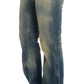 Elegant Slim Bootcut Blue Jeans - SEHABRANDS