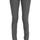 Chic Gray Slim-Fit Designer Jeans - SEHABRANDS