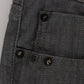 Chic Gray Slim-Fit Designer Jeans - SEHABRANDS