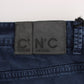 Chic Regular Fit Blue Denim Jeans - SEHABRANDS