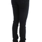 Sleek Slim Fit Designer Jeans in Classic Black - SEHABRANDS