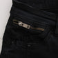 Sleek Slim Fit Designer Jeans in Classic Black - SEHABRANDS