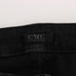 Sleek Slim Fit Designer Jeans in Classic Black - SEHABRANDS