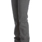 Elegant Gray Regular Fit Jeans - SEHABRANDS