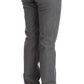 Elegant Gray Regular Fit Jeans - SEHABRANDS