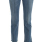 Chic Slim Fit Blue Jeans for the Modern Woman - SEHABRANDS